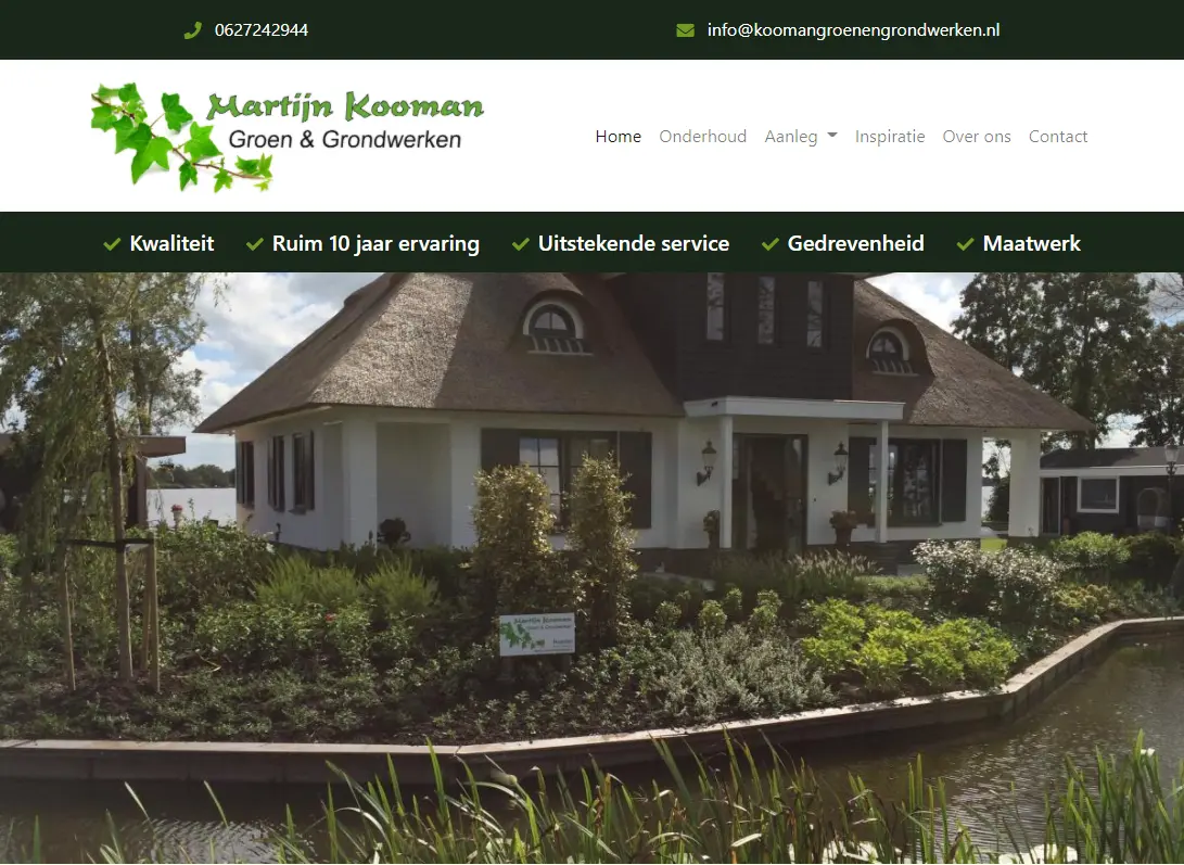 Kooman Groen & Grondwerken Kooman Groen & Grondwerken