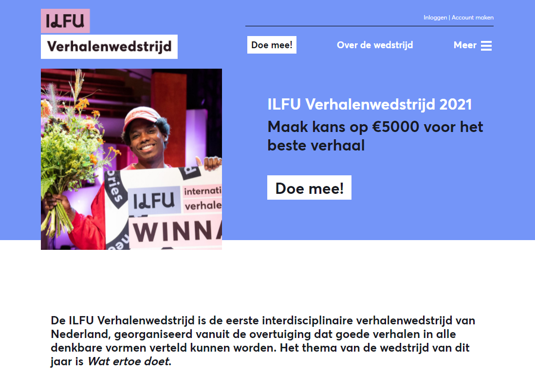 Internationale Verhalen Wedstrijd Internationale Verhalen Wedstrijd